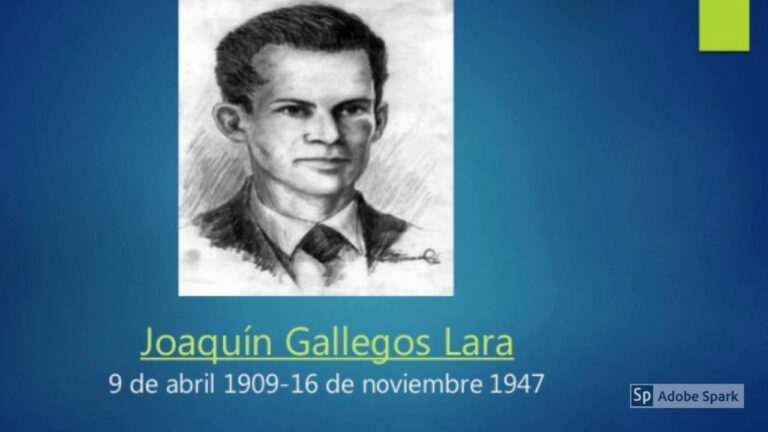 Descubre la fascinante literatura de Joaquín Gallegos Lara en 70 años de su obra