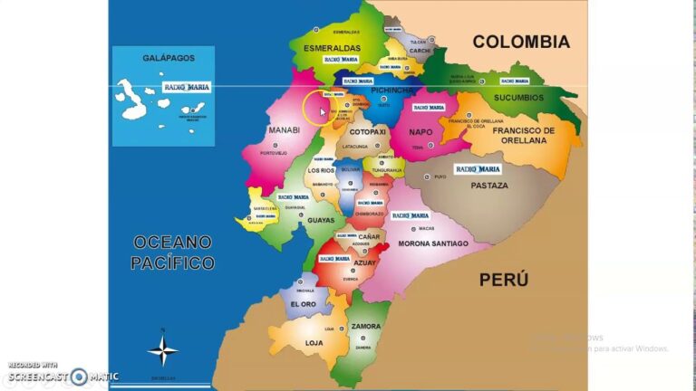 Descubre la fascinante división territorial del Ecuador: provincias, cantones, parroquias y regiones